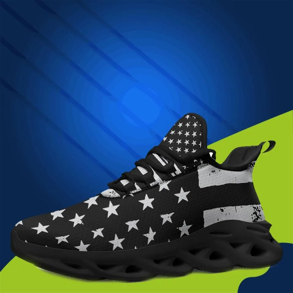 Custom Logo Gifts, personalized company gifts MaxSoul-B03012 Custom Max Soul American Flag, USA Flag Sneakers Max Soul, Shoes, Printed Shoes