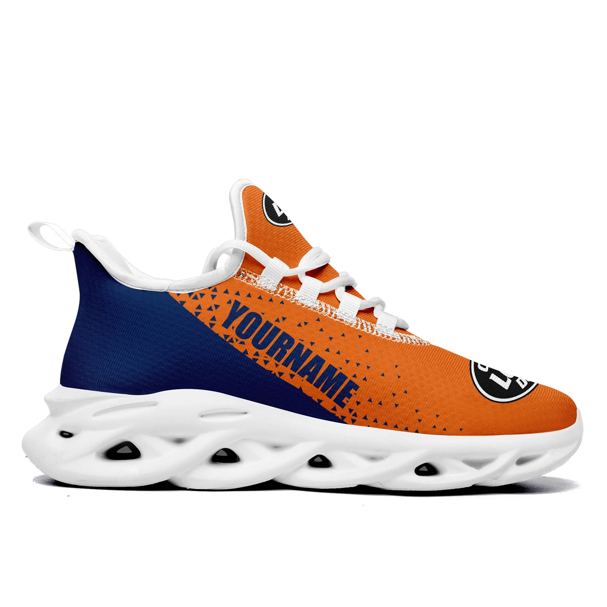 Custom Orange Blue Jersey MaxSoul Shoes and Hat Combo Offer Personalized ZH-D0b0090-b