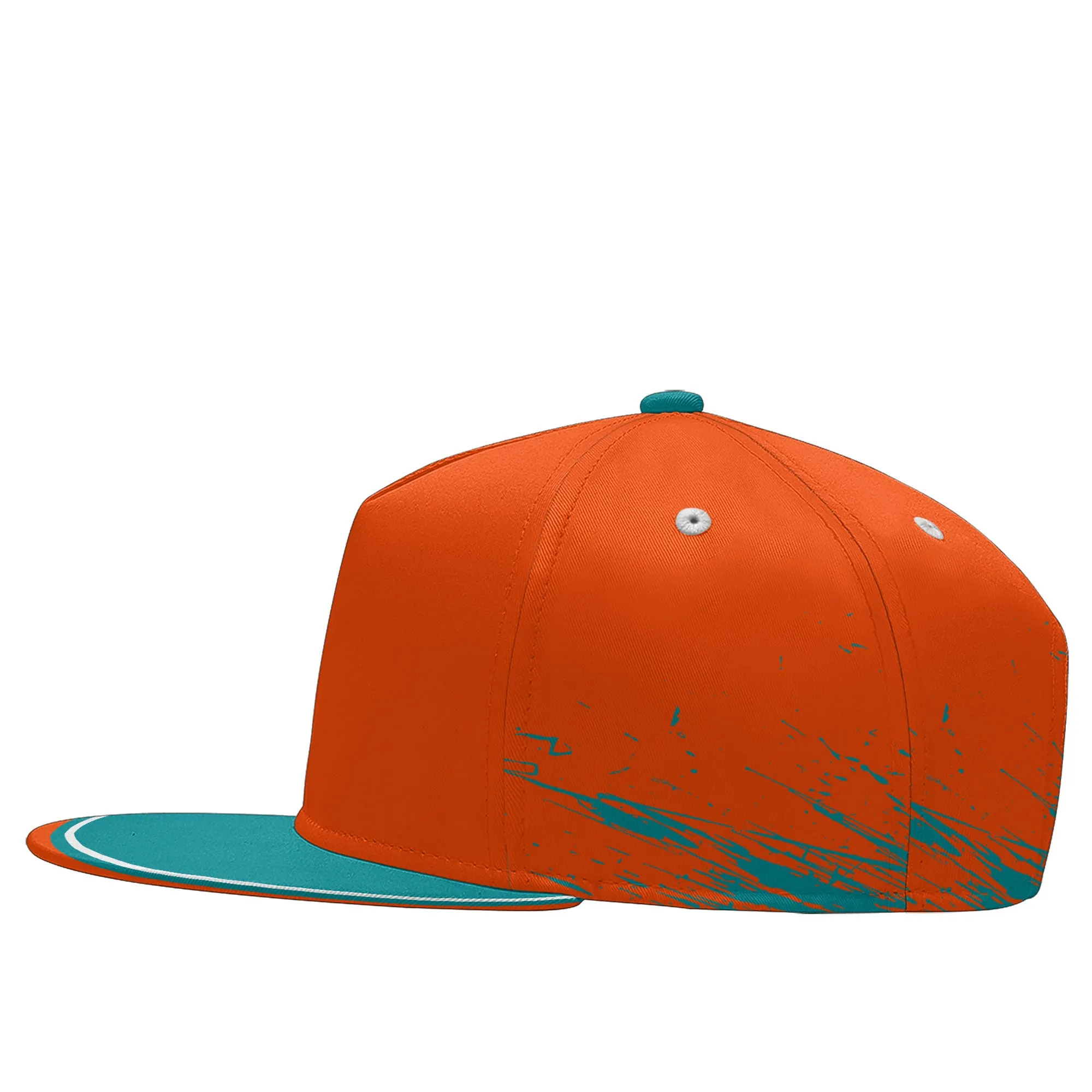 Custom Orange Green Miami MaxSoul Shoes and Hat Combo Offer Personalized Combo ZH-D020264-24