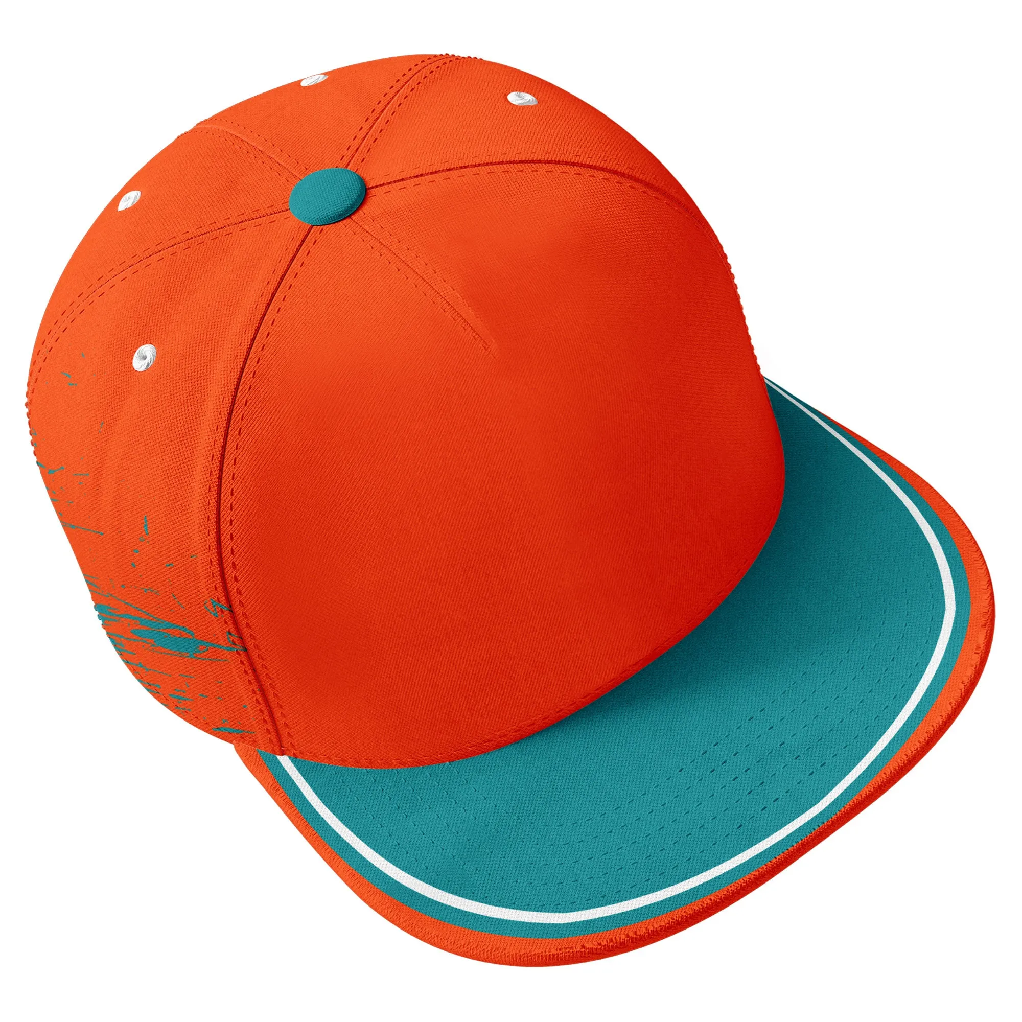 Custom Orange Green Miami MaxSoul Shoes and Hat Combo Offer Personalized Combo ZH-D020264-24