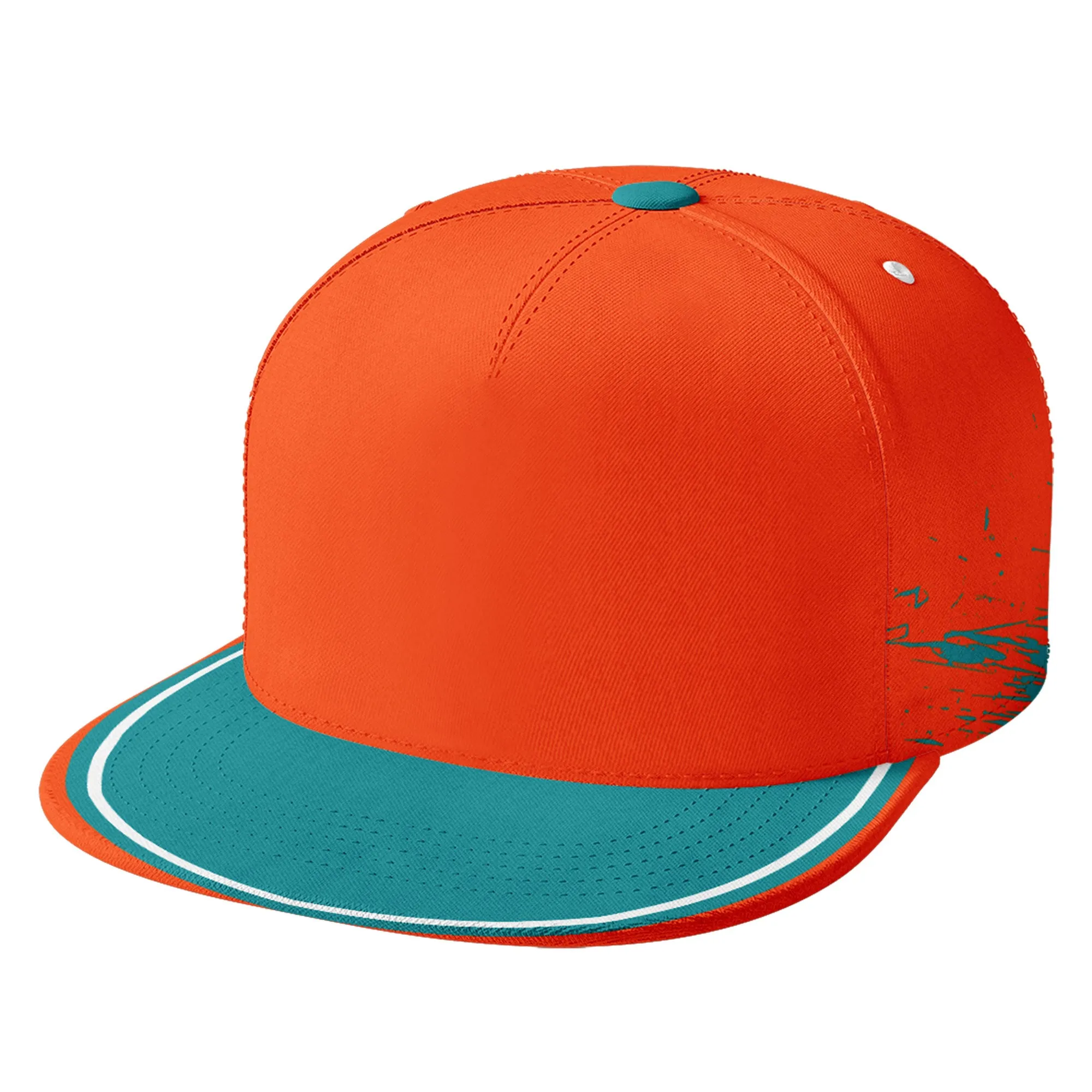 Custom Orange Green Miami MaxSoul Shoes and Hat Combo Offer Personalized Combo ZH-D020264-24