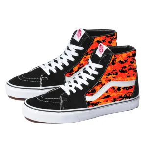 Custom Vans Shoes - Fall Pixel Camouflage Custom Sk8 Hi Vans