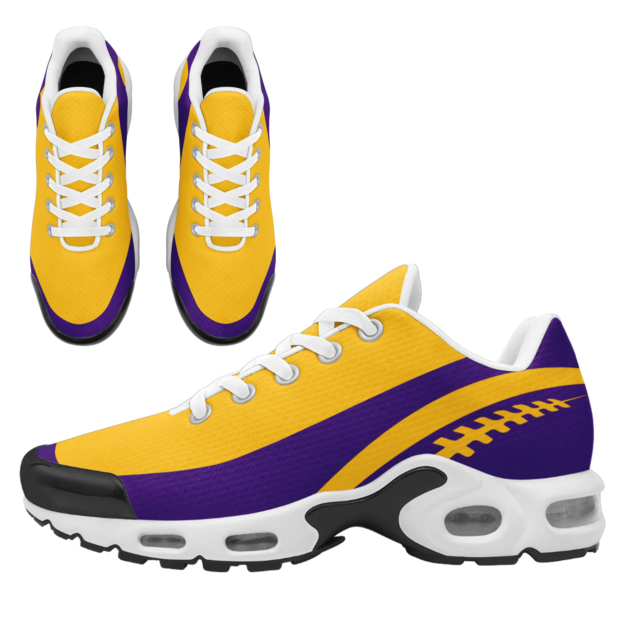 Custom Yellow Purple TN Shoes Personalized Sneakers TN-D020077-17