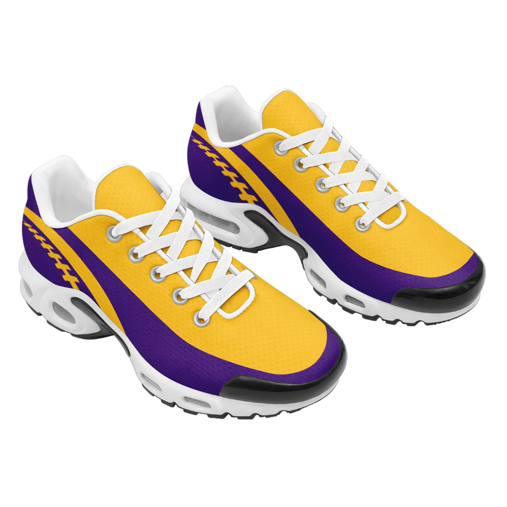 Custom Yellow Purple TN Shoes Personalized Sneakers TN-D020077-17