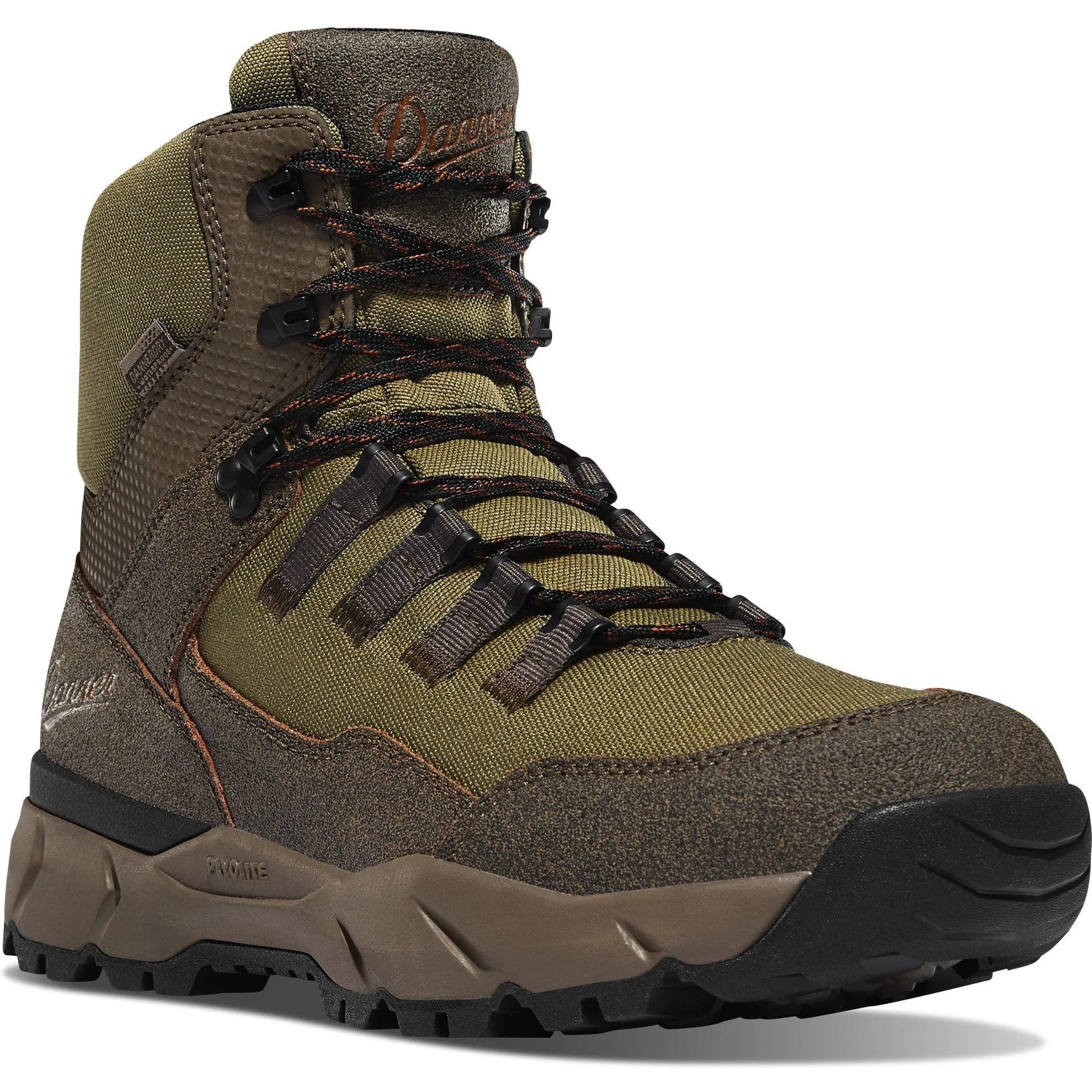 Danner Men's Vital Trail 6" WP Hiking Boot - Brown/Olive - 65301