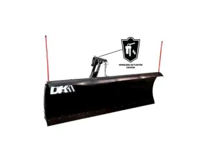 DK2 88 in. x 26 in. Heavy-Duty Universal Mount T-Frame Snow Plow Kit with Actuator and Wireless Remote