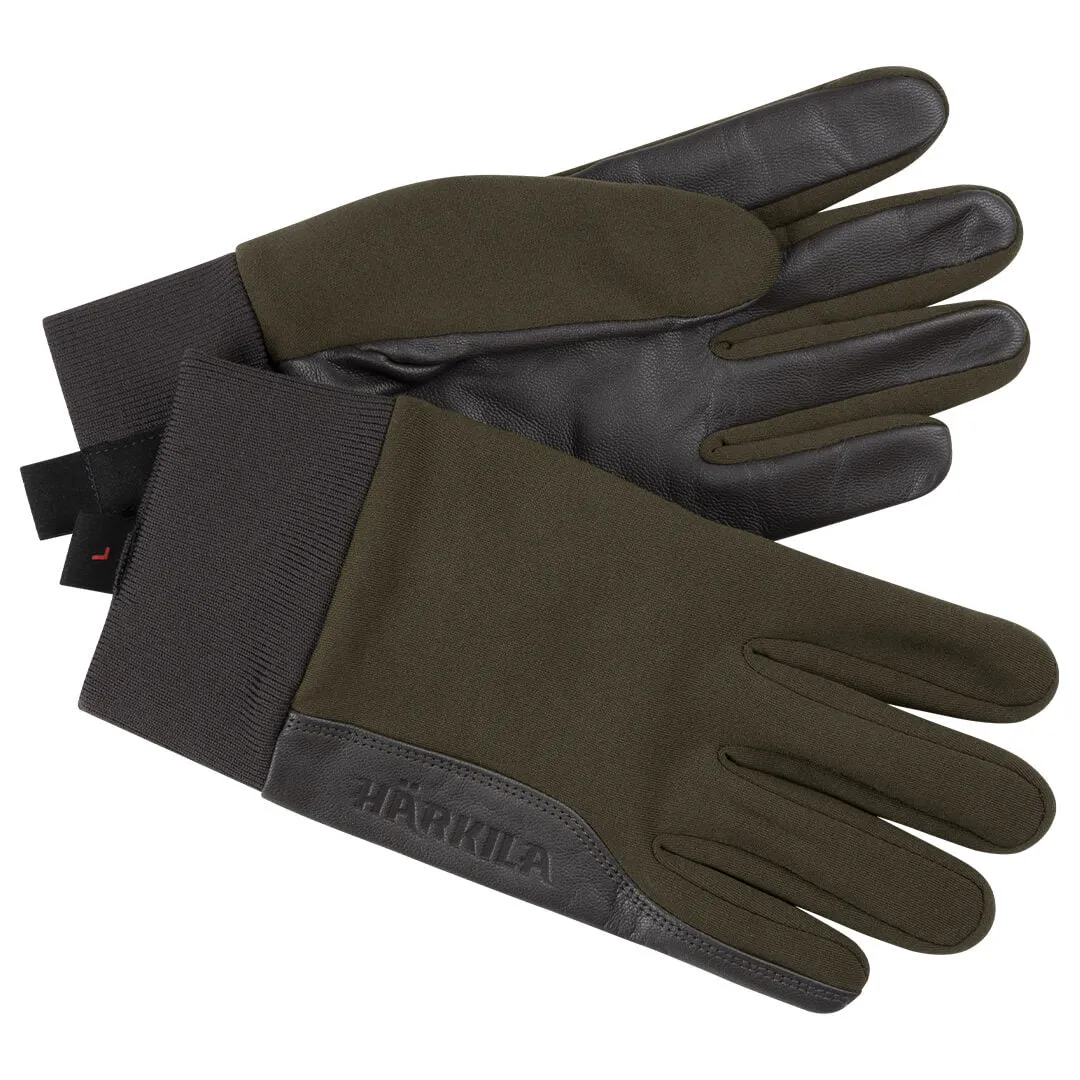 Driven Hunt Shooting Gloves - Willow Green/Shadow Brown by Harkila