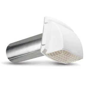 Dundas Jafine PMH4WXZ 4" ProMax Exhaust Hood, White