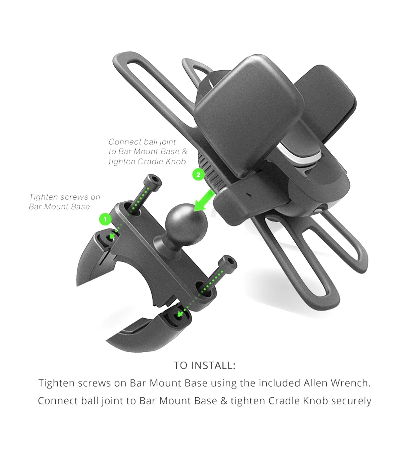 Easy One Touch 4 Bike and Bar Mount