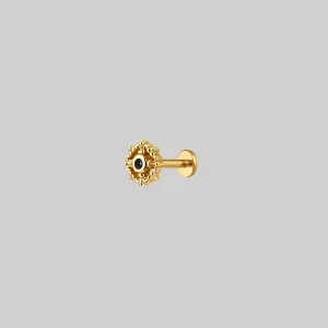 ELOWEN. Ornate Stud Earring - Gold