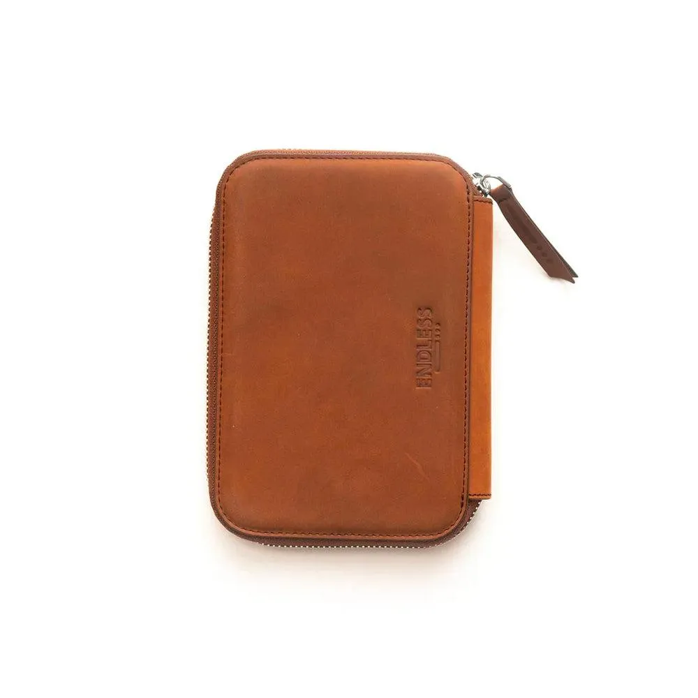 Endless Stationery Pen Case (5 Slots) - Companion Leather Pouch