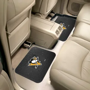 Fanmats Pittsburgh Penguins Back Seat Car Utility Mats - 2 Piece Set