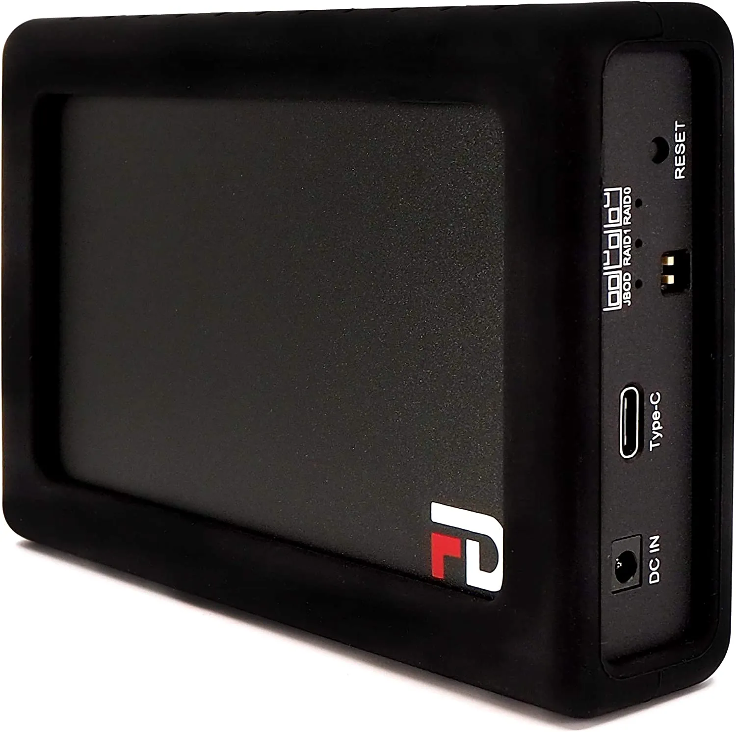 FD Duo Mobile 2 Bay RAID Aluminum Enclosure Silicone Black Bumper (DMR000ERB)  by Fantom Drives