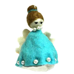 Felt Magic Fairy Ornament Blue Silk Road Bazaar