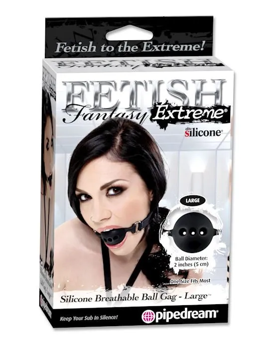 Fetish Fantasy Silicone Breathable Ball Gag Large