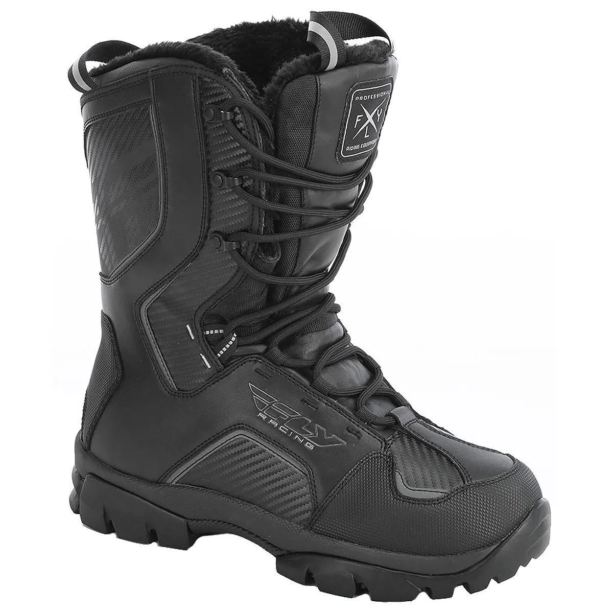 Fly Racing Marker Men's Black Snowmobile Boots