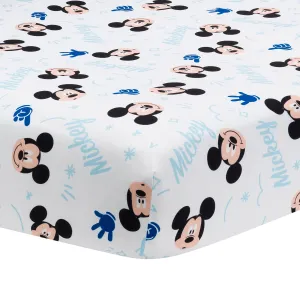 Forever Mickey Mouse Fitted Crib Sheet