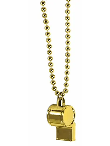 Forum Novelties Gold Whistle Ã» Costume Accessory