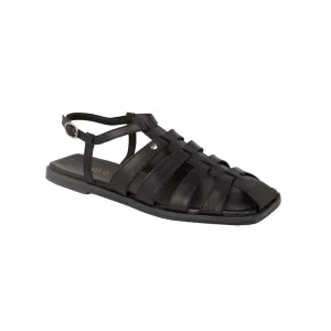 Franciscana Flat Sandals - Black