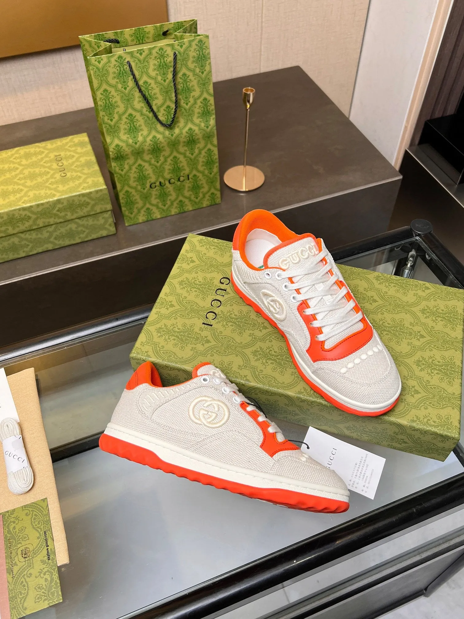 GCI Orange and White MAC80 Sneakers-042