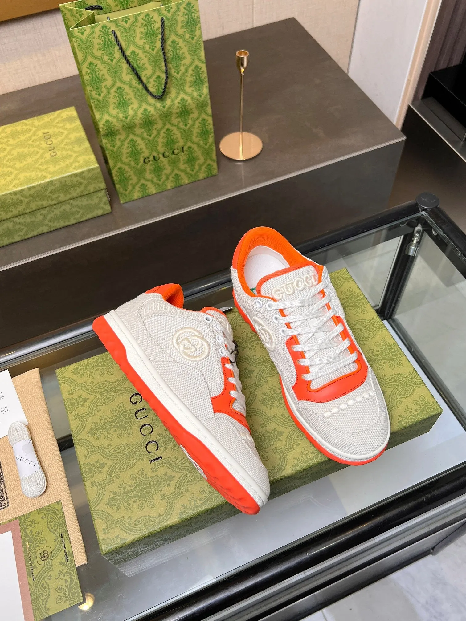 GCI Orange and White MAC80 Sneakers-042