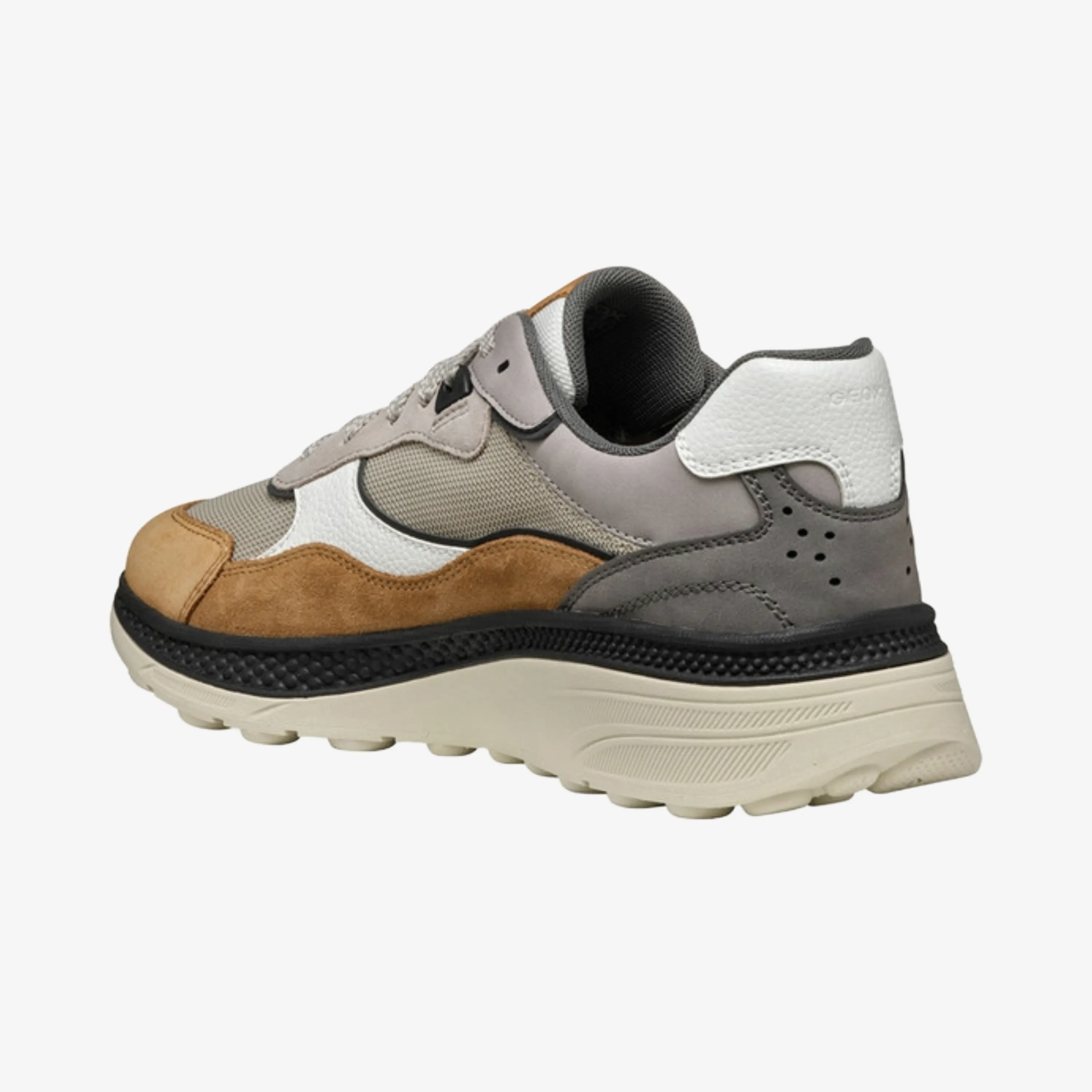 Geox Spherica Actif Trainers - Sand-Toffee