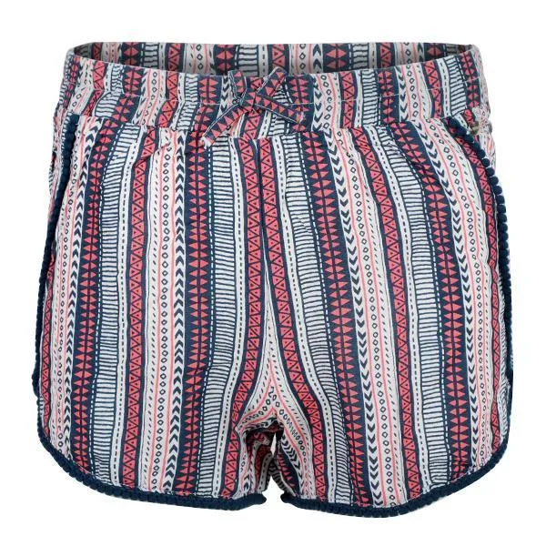 GIRLS MULTICOLORED TRIBAL PRINT SHORTS