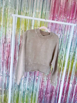 Good Habits Pullover - Taupe