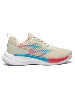 HAZZLE Off White Women's Running Shoes