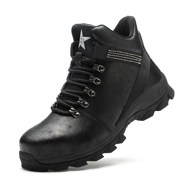 High-top Safety Shoes Construction Protective Footwear