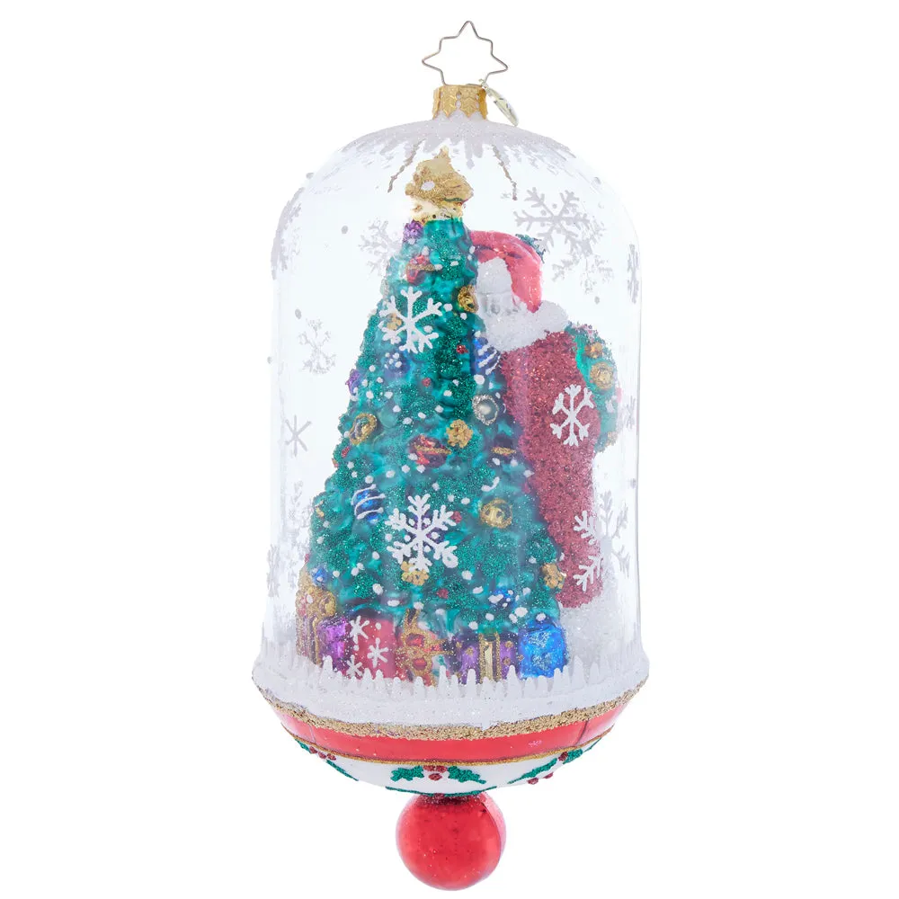 Holly Holiday Dome Santa