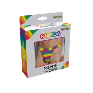 Hott Products Rainbow Mens Thong