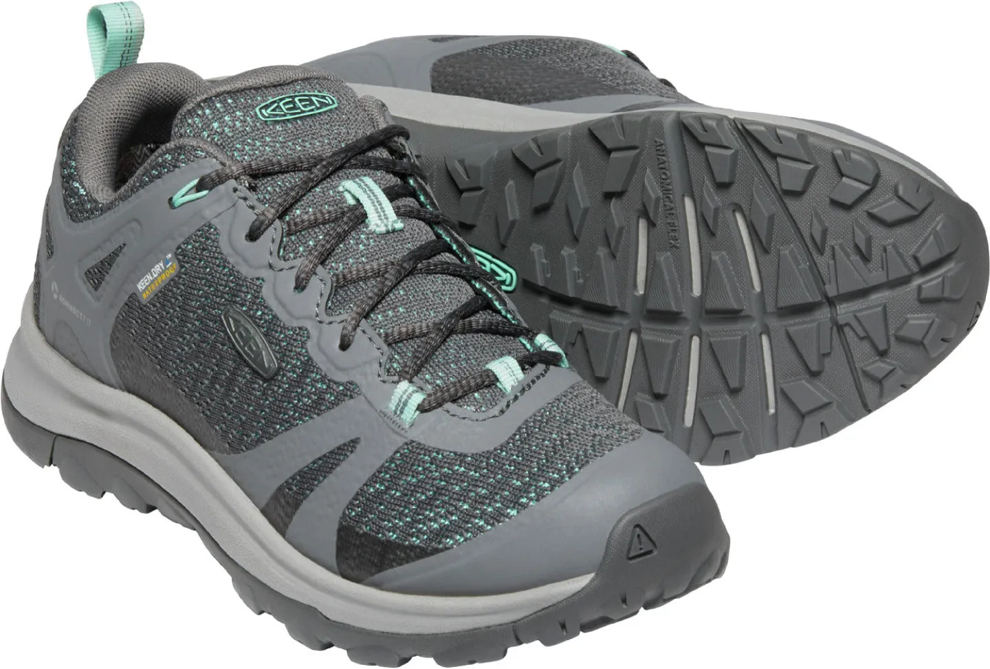 'Keen Outdoor' Women's Terradora II Low WP Hiker - Steel Grey / Ocean Wave