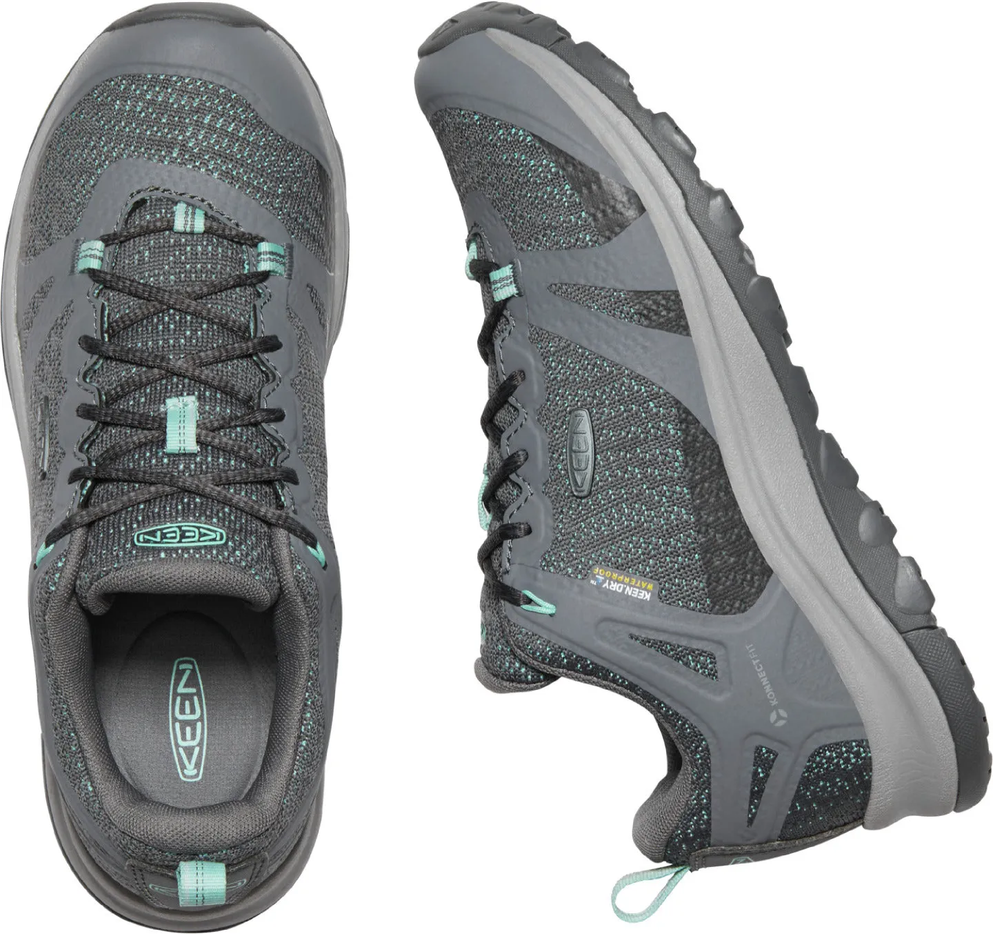 'Keen Outdoor' Women's Terradora II Low WP Hiker - Steel Grey / Ocean Wave