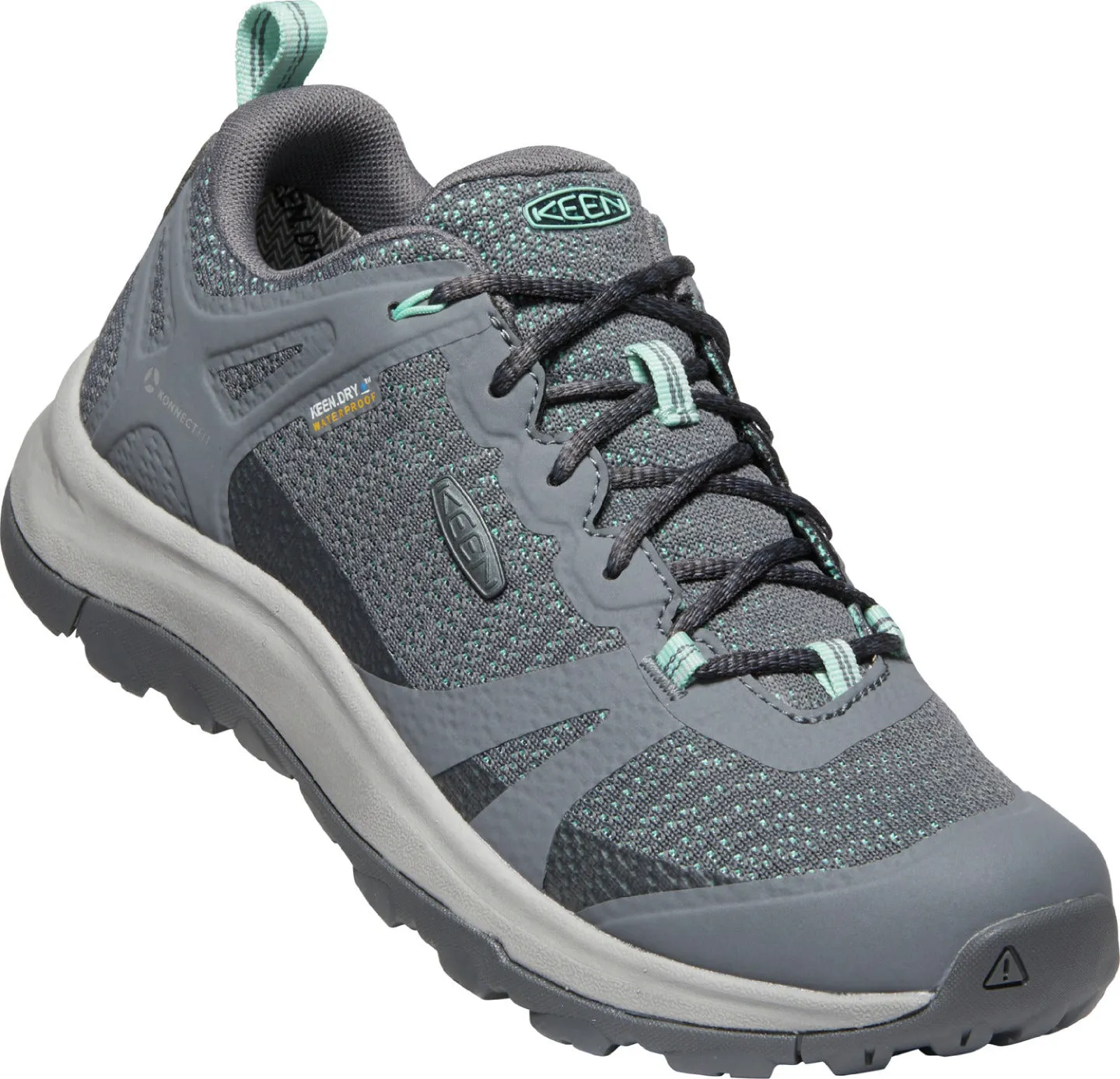 'Keen Outdoor' Women's Terradora II Low WP Hiker - Steel Grey / Ocean Wave