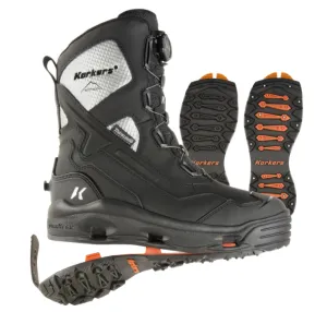 Korkers Polar Vortex 1200 gram Boot - Black/Silver