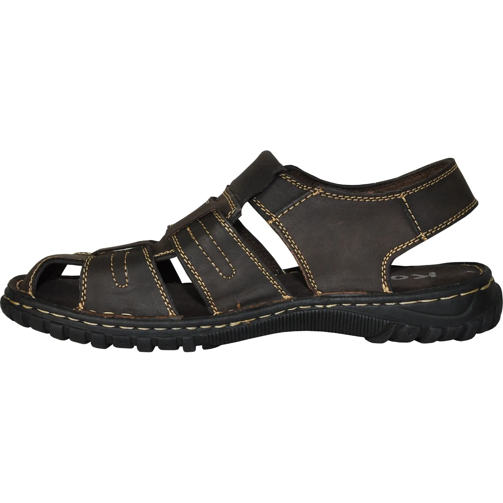 KOZI Men Leather Sandal NEW DIEGO-07 Brown