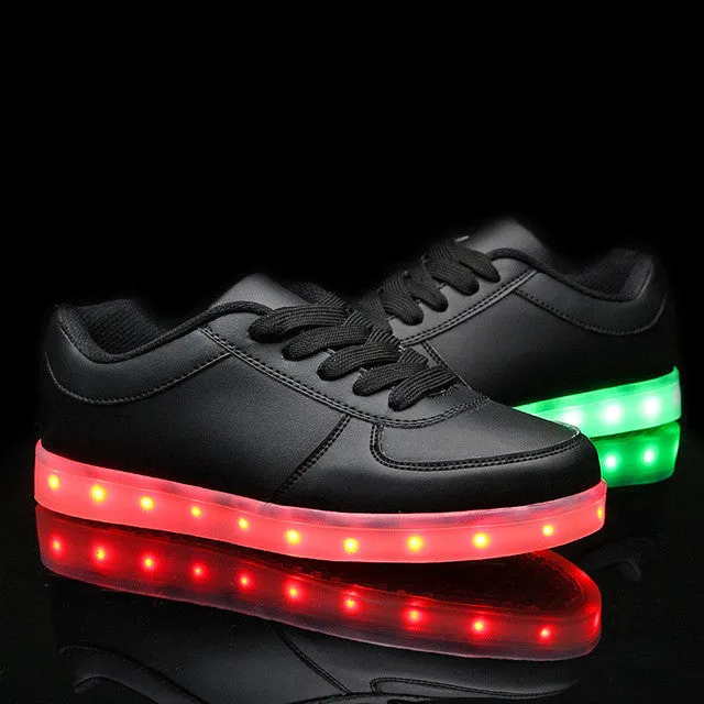 Led luminous Shoes For Boys girls Fashion Light Up Casual kids 7 Colors Outdoor new simulation sole Glowing children sneaker