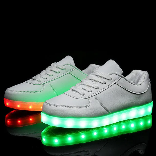 Led luminous Shoes For Boys girls Fashion Light Up Casual kids 7 Colors Outdoor new simulation sole Glowing children sneaker