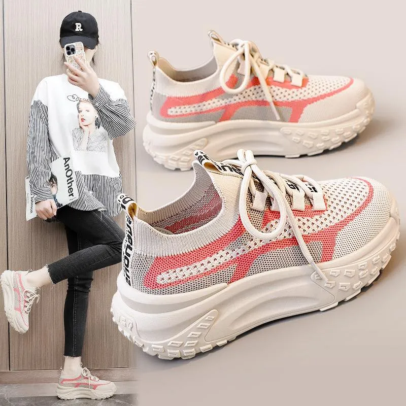 LEISA™ BREATHABLE TRENDY KNIT MESH ORTHO SNEAKERS