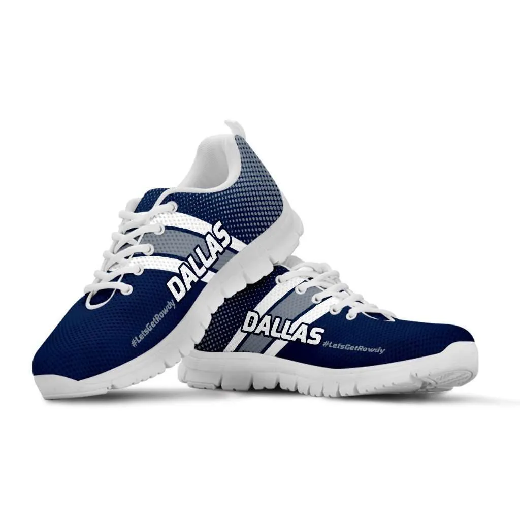 #LetsGetRowdy Dallas Fan Running Shoes v.2