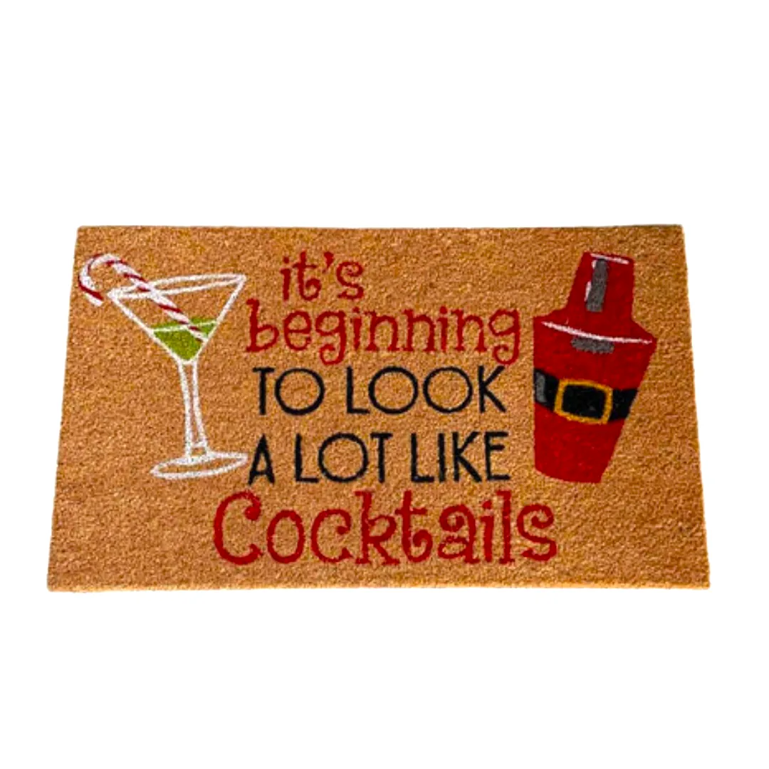 Look Like Cocktails Coir Doormat (Each)