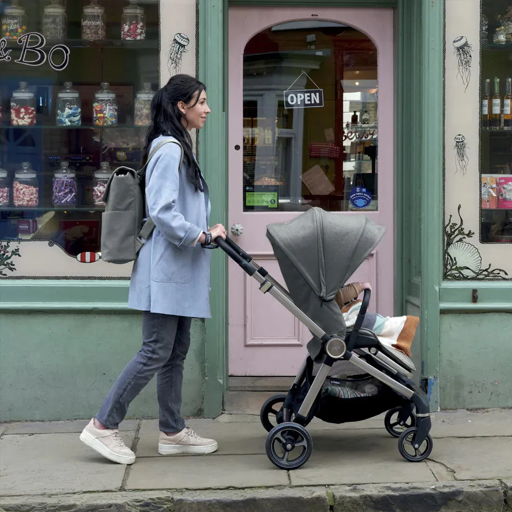 Mamas & Papas Strada Pram - Grey Melange