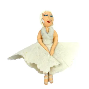 Marilyn Monroe Felt Ornament Silk Road Bazaar