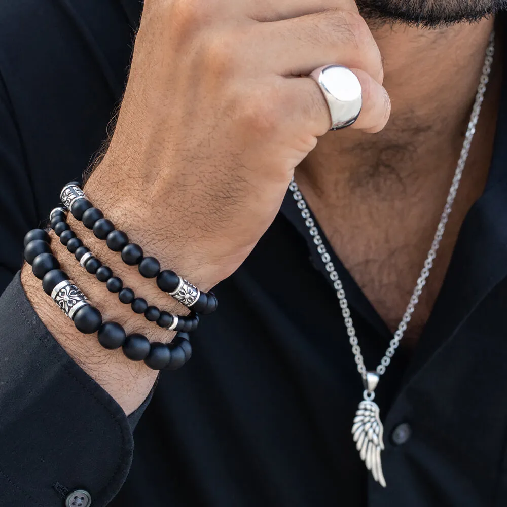 Matte Onyx Beads