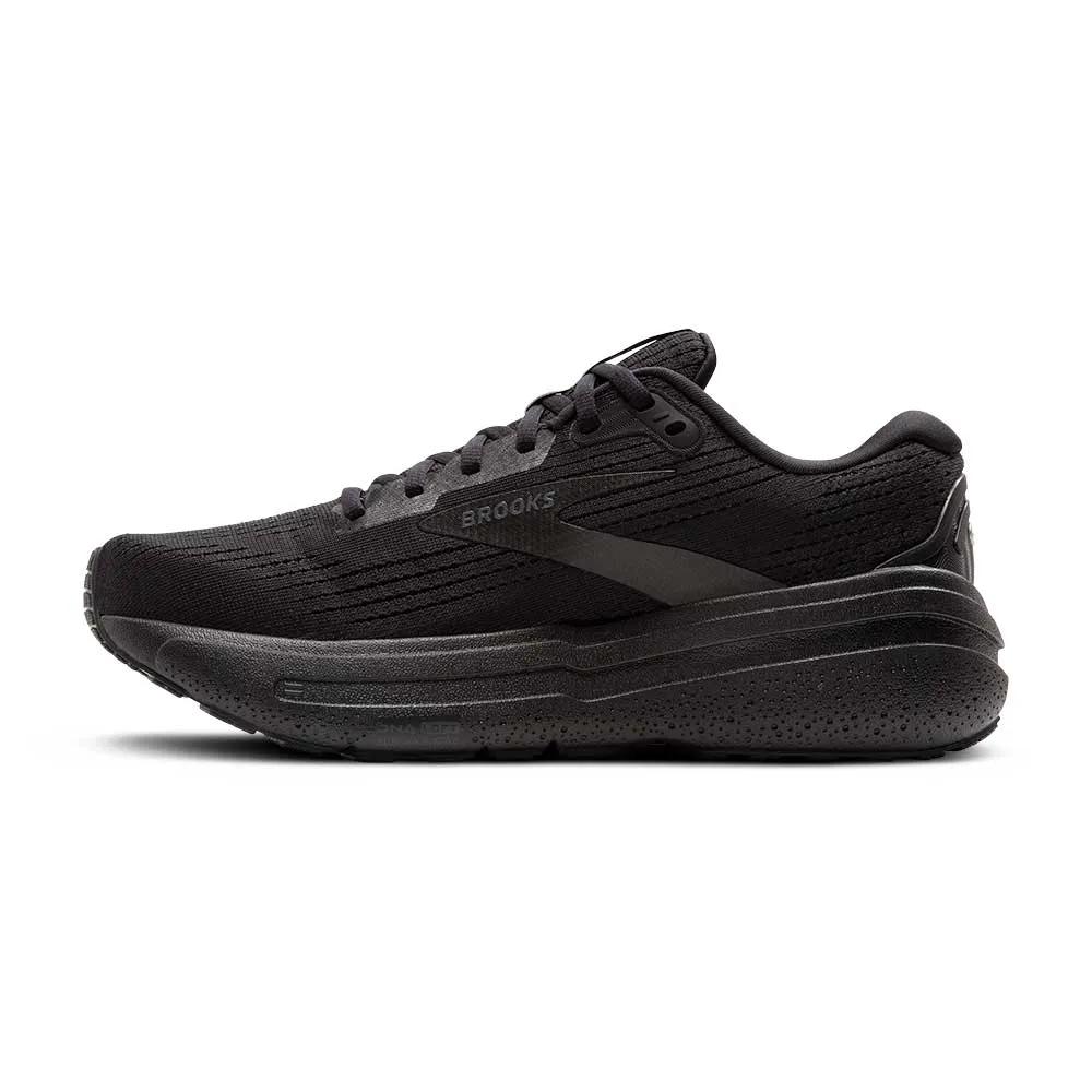 Men's Ghost Max 2 Running Shoe - Black/Black/Ebony - Wide (2E)