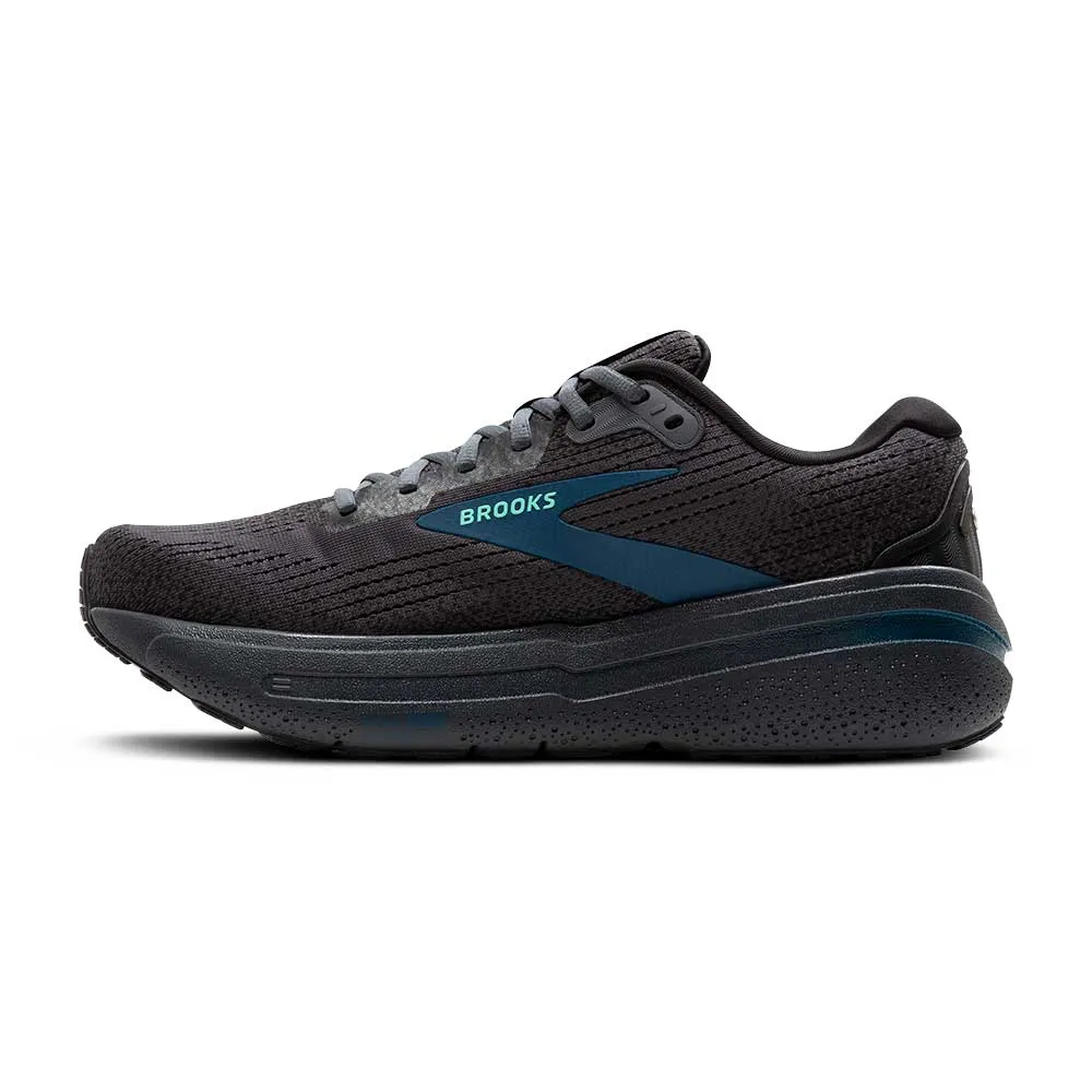 Men's Ghost Max 2 Running Shoe - Ebony/Cockatoo/Blue Sapphire - Wide (2E)