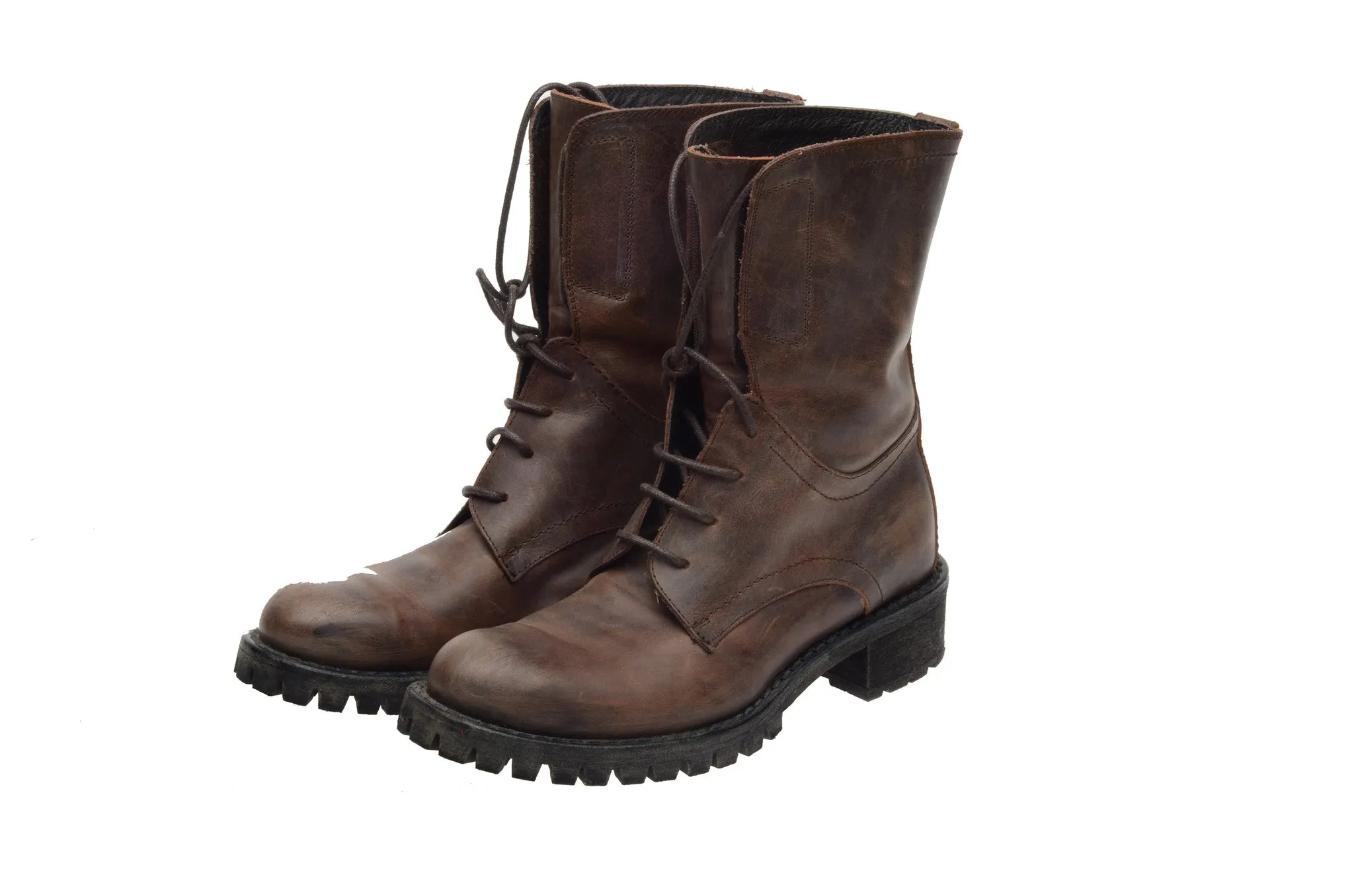 Montana - Brown Lace Up Boots - IT 38