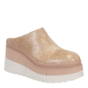 NAKED FEET - COACH in BEIGE Platform Clogs