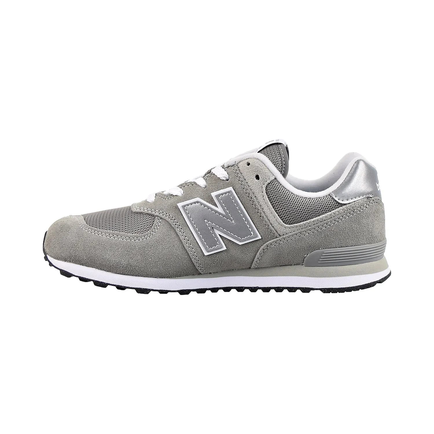 New Balance 574 Big Kids' Shoes Grey-White